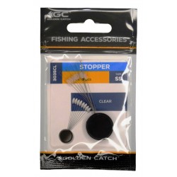 Стопор для поплавця для риболовлі, прозорий, GC, 3035CL, 9шт/уп, розмір SS